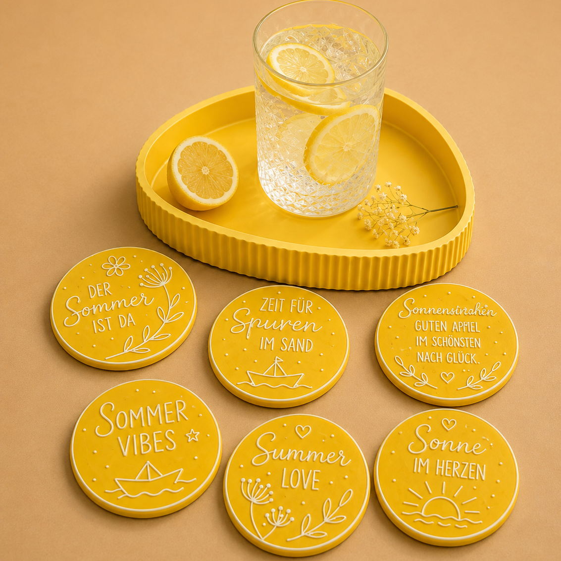 Sommer Geschenkset – Untersetzer