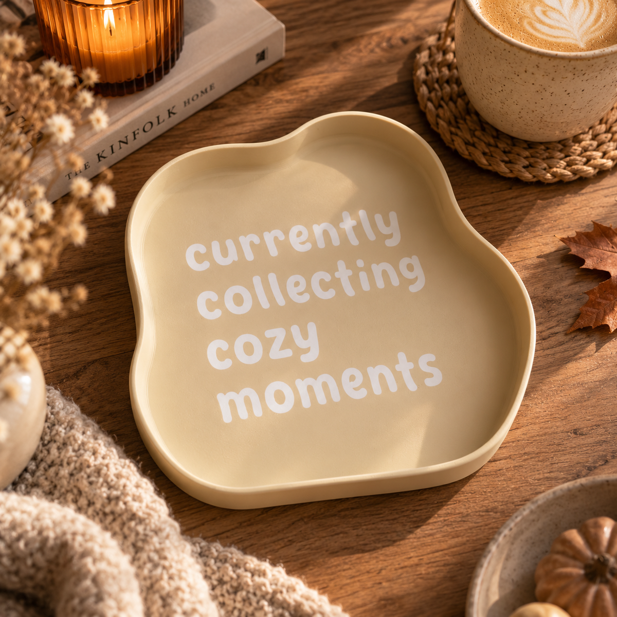 Cozy Collection – 3D-gedruckte Deko-Tabletts mit Spruch